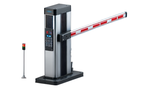 Boom barrier entry gate